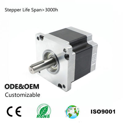 110BYGH80 Nema42 Hybride Stappenmotor 1.8 Graad 4 Leids 9V 6.0A 8.5N.M